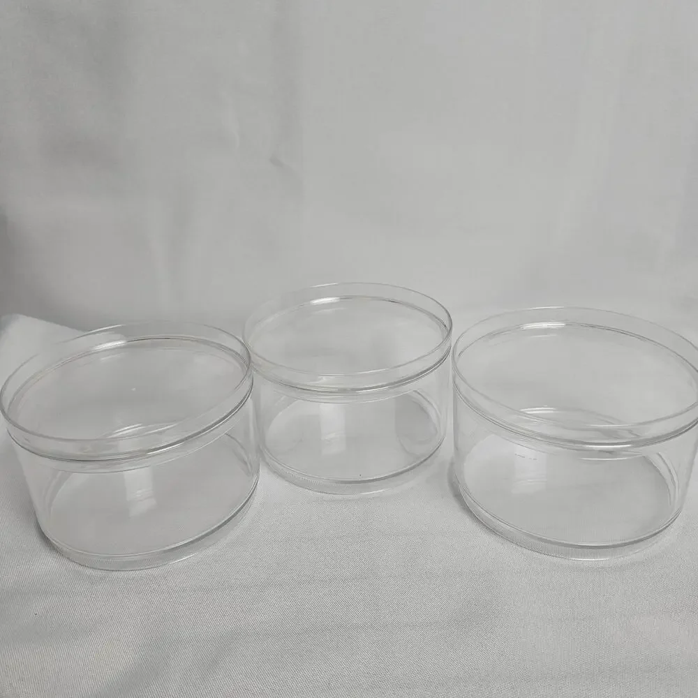 Clear Makeup Stackable Acrylic 3‎ Tier Cosmetic Storage Containers Stackable